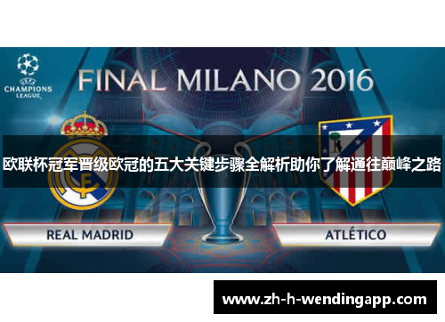 欧联杯冠军晋级欧冠的五大关键步骤全解析助你了解通往巅峰之路